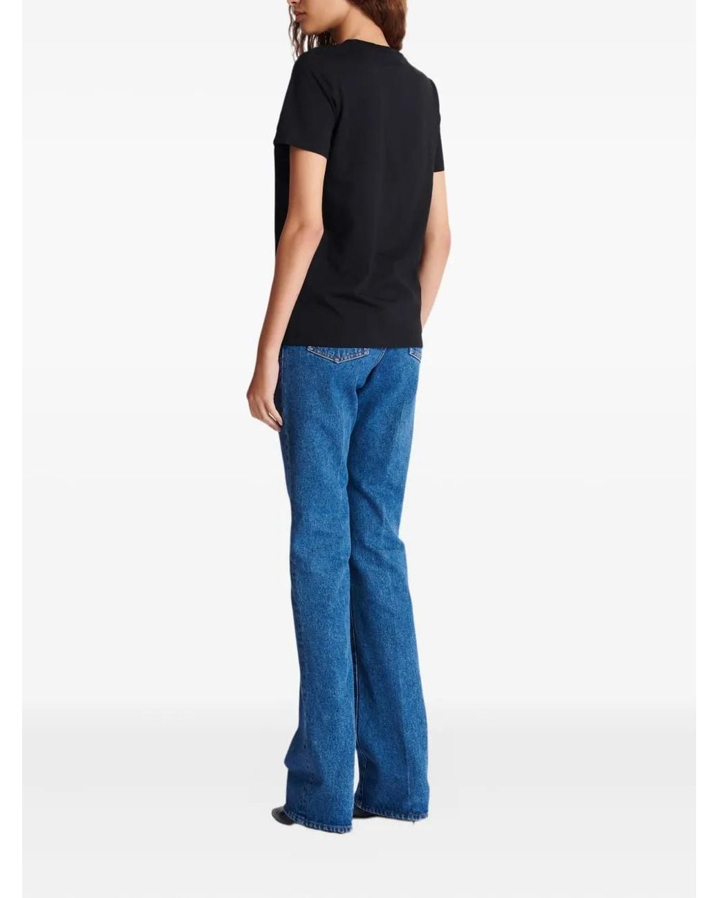 Balmain Black T-Shirt With Print