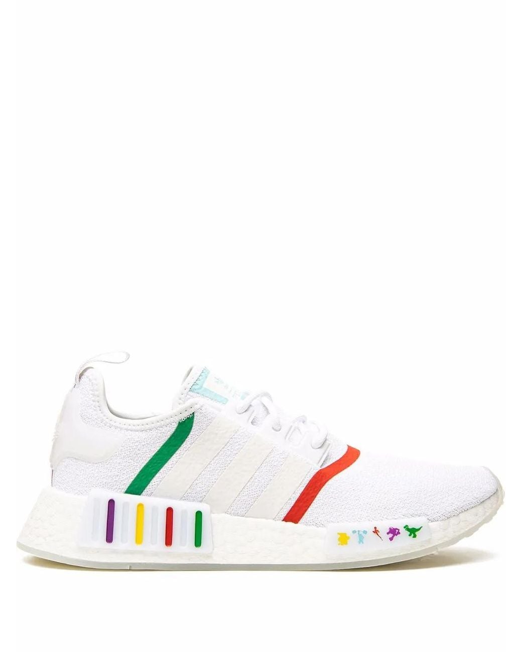 Adidas White X Disney Pixar Nmd R1 "Toy Story" Sneakers