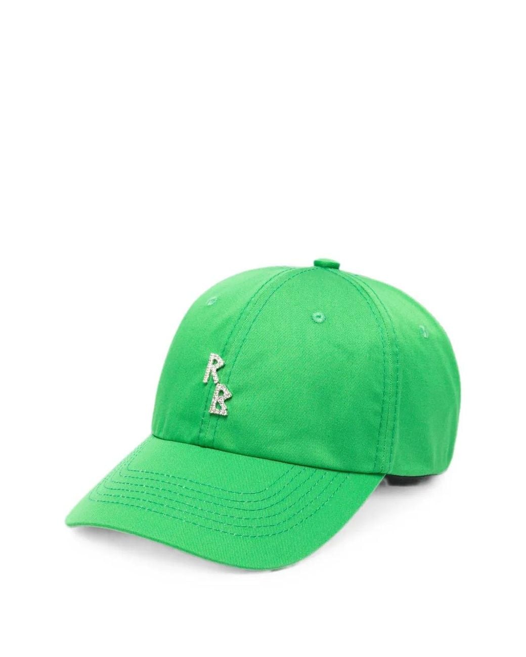 Ruslan Baginskiy Green Crystal-Embroidered Baseball Cap