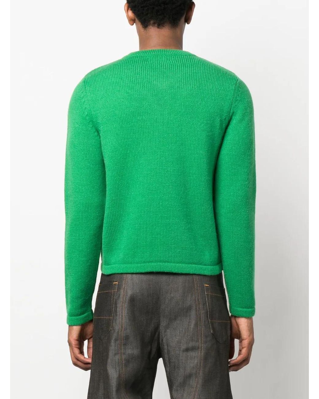 ERL Green Logo Sweater Knit for men