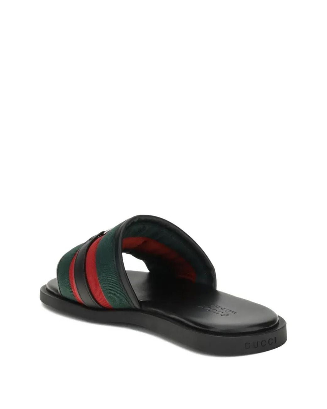 Gucci Sandalen Mit Gg-Webstreifen in Black für Herren