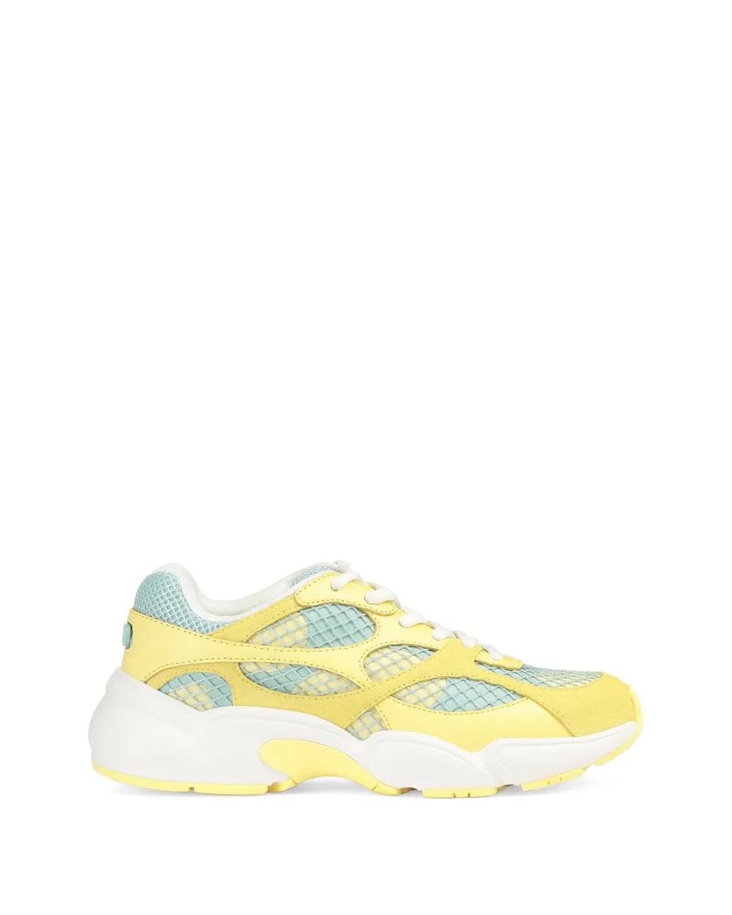 Sergio Rossi Yellow Surge Sport Sneakers