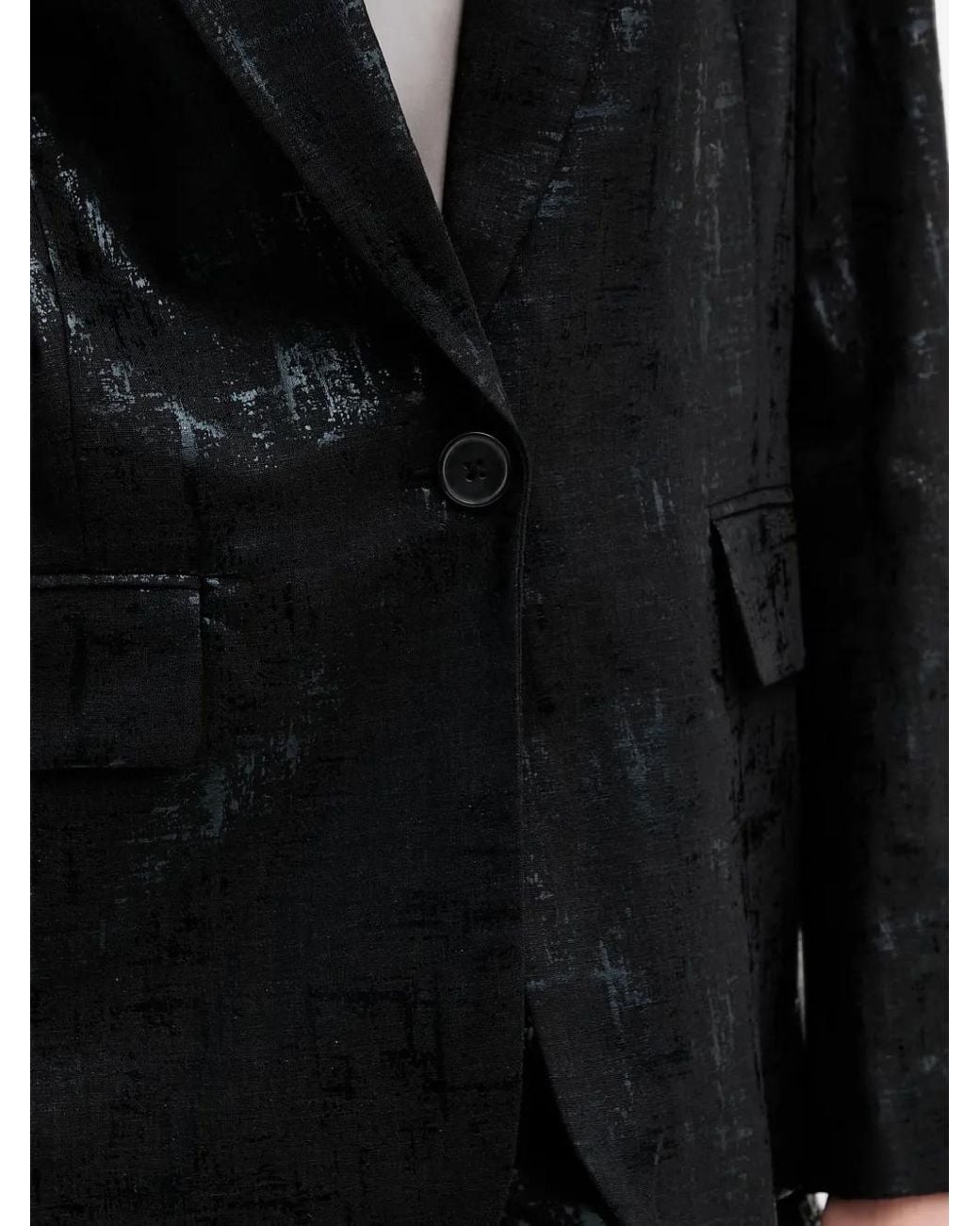 Silvian Heach Black Regular-Fit Blazer