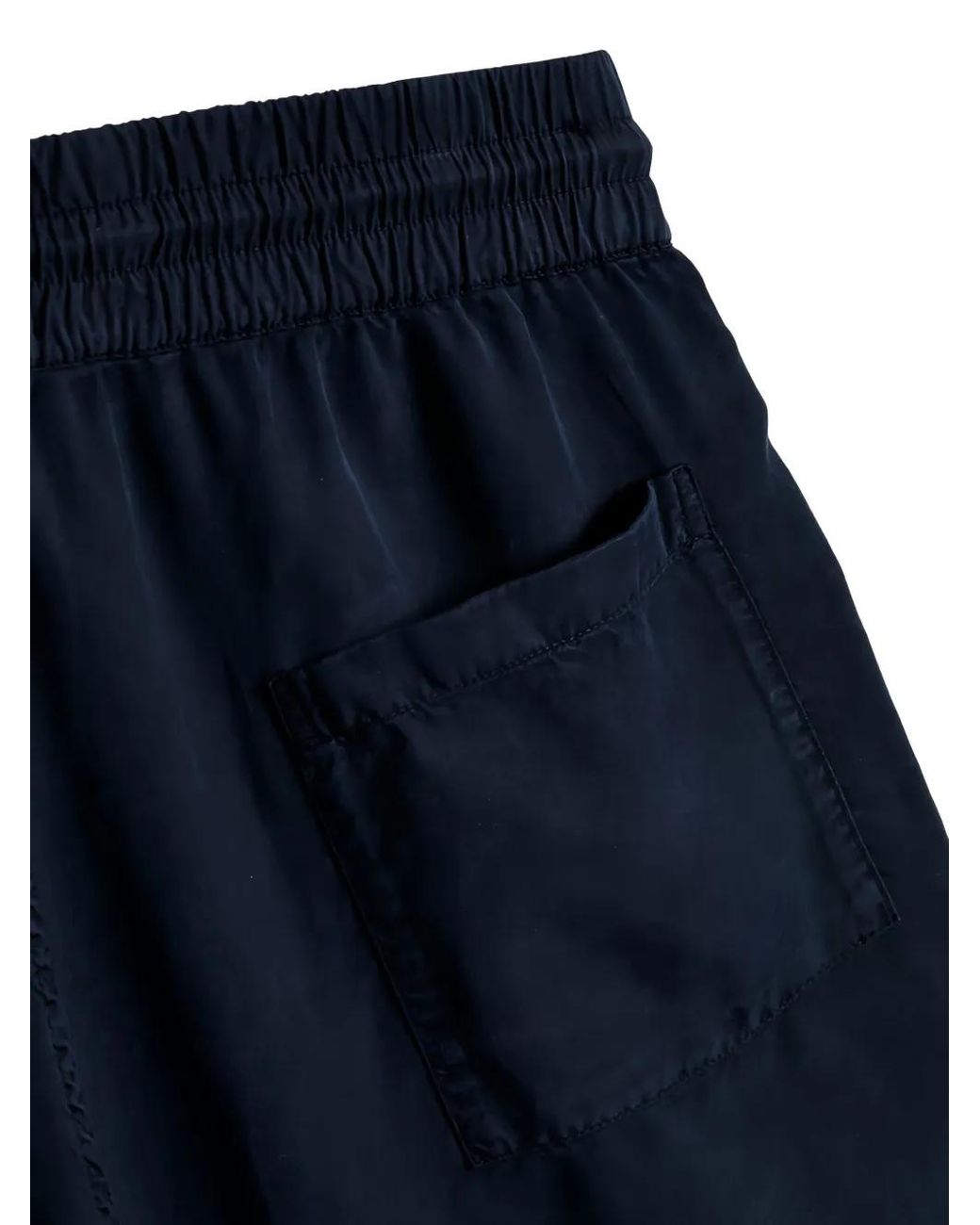 Portuguese Flannel Blue Dogtown Drawstring Shorts for men