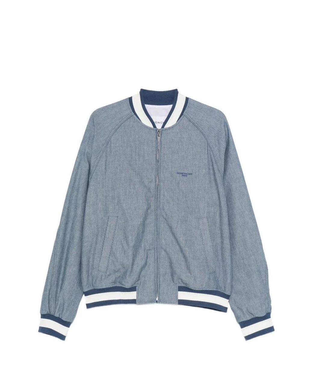 Givenchy Blue Striped Blouson for men