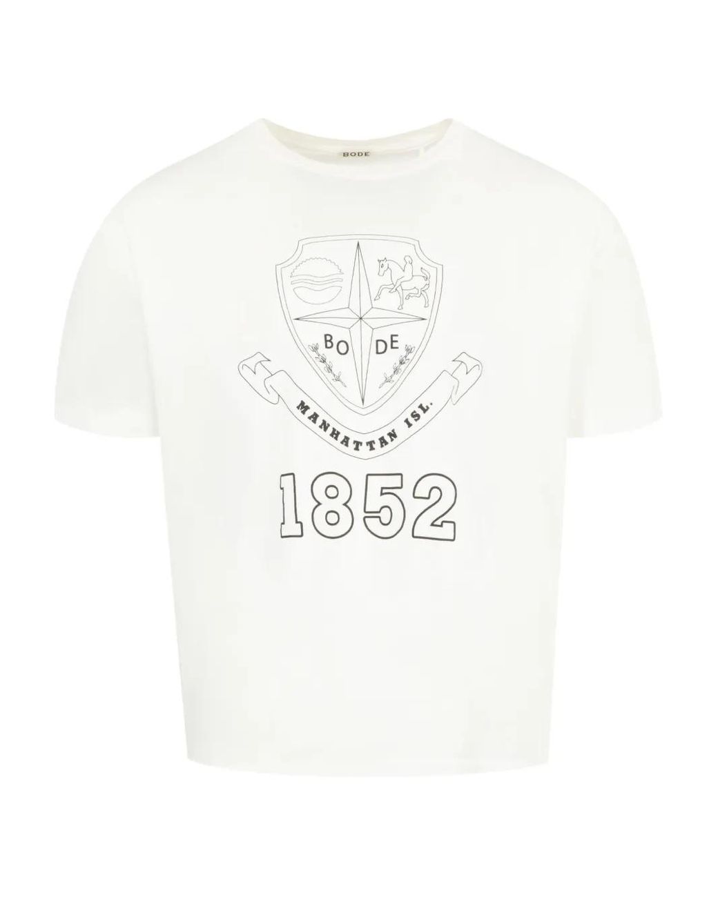 【関税込み】Bode ホワイト Crest リバーシブル Tシャツ MRS25CS059-CRM_1.jpg?crop=
