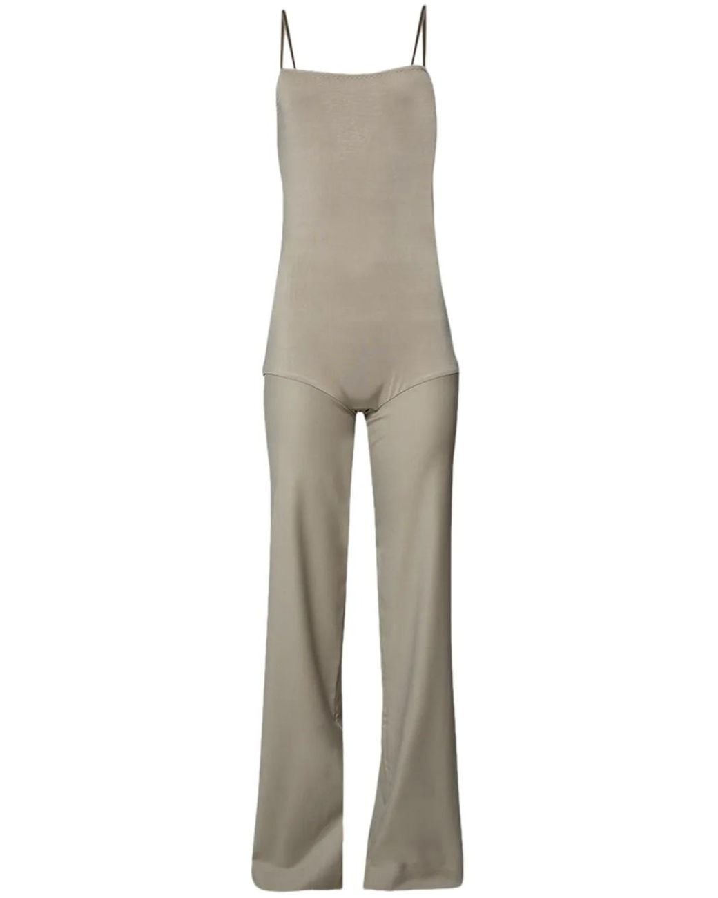 Christopher Esber Natural Talus Straight-Leg Jumpsuit
