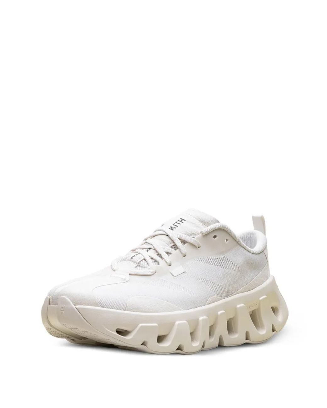 On Shoes White X Kith K-Tech 1 "Tofu" Sneakers