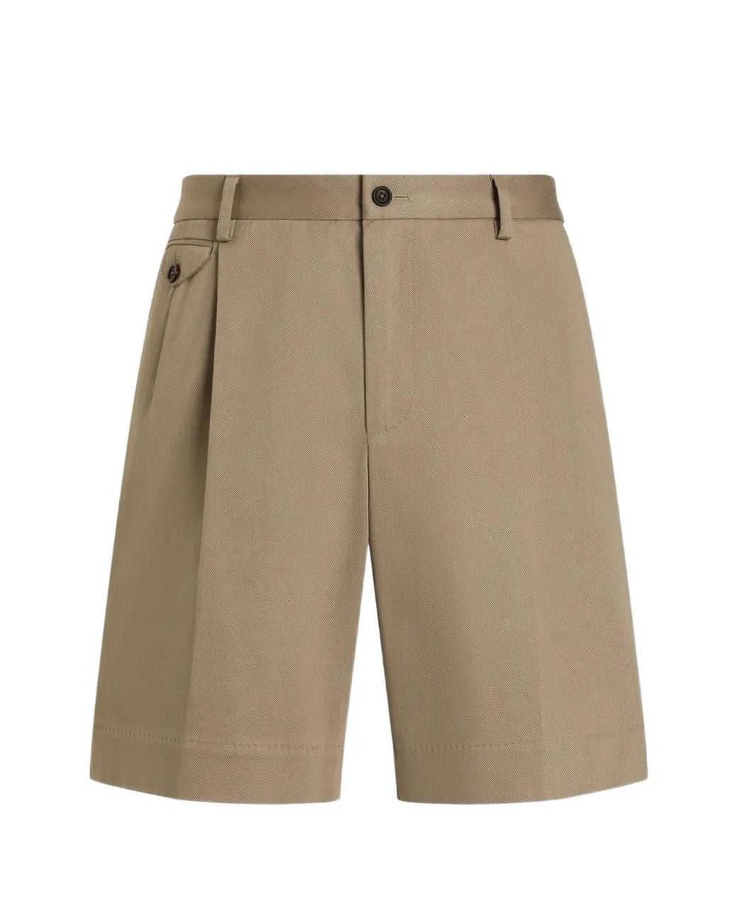 Dolce & Gabbana White Dolce & Gabbana Cotton Bermuda Shorts for men