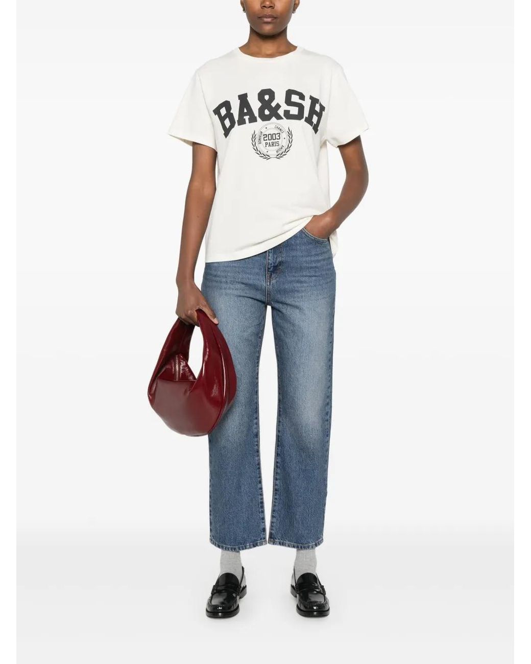 Ba&sh White Ioni T-Shirt