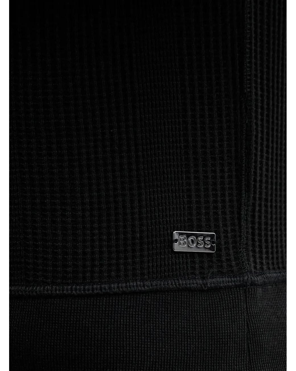 Boss Black Half-Zip Sweater for men
