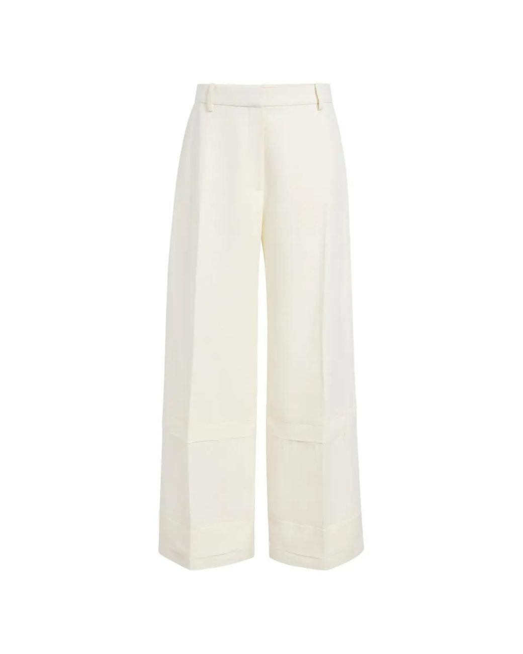 Khaite White Linden Pants