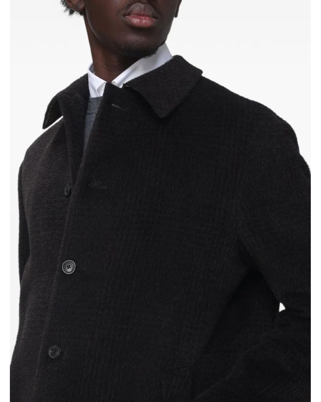 Etro Blue Wool-Alpaca Blend Jacket for men