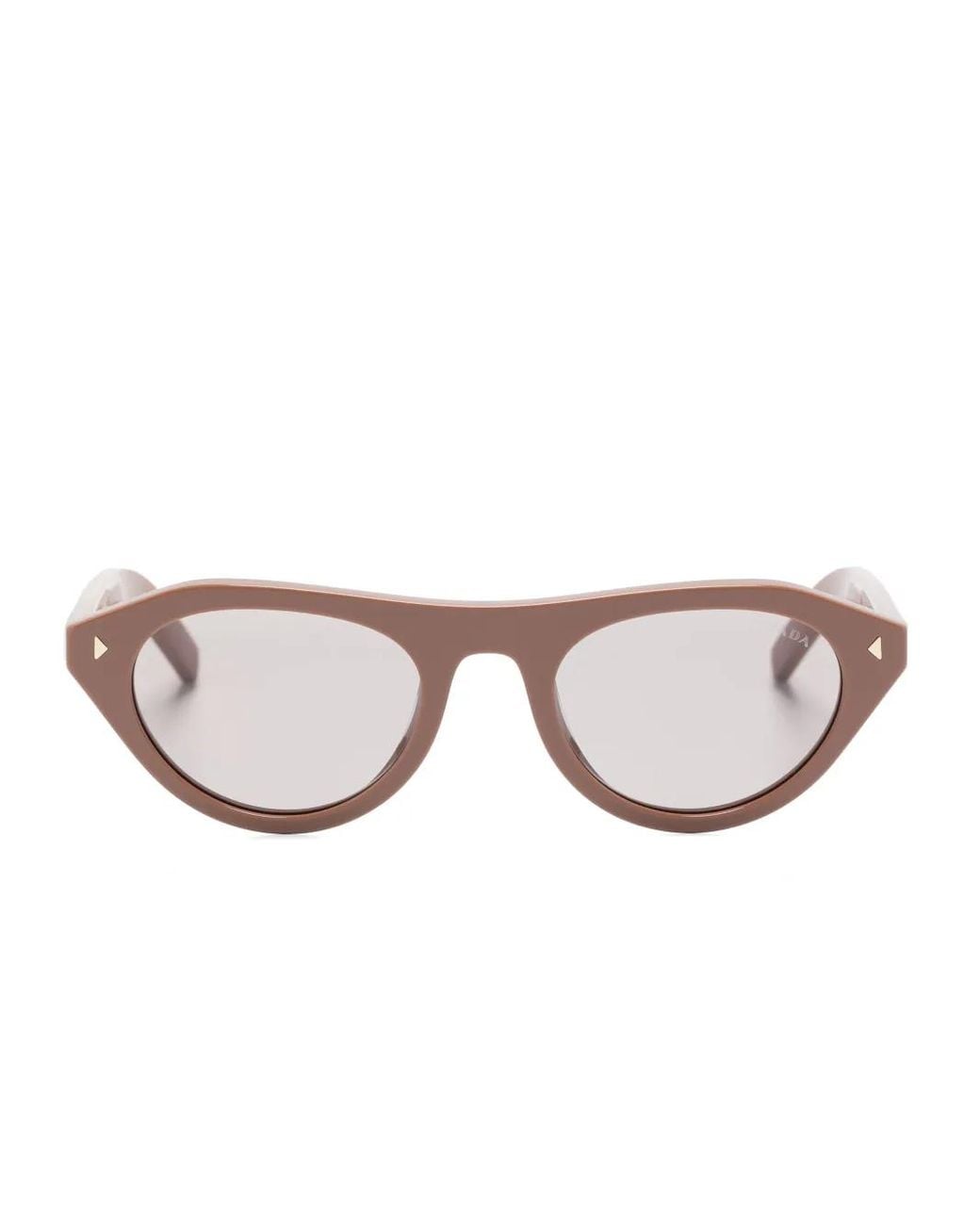 Prada Multicolor Lunettes De Soleil À Monture Papillon