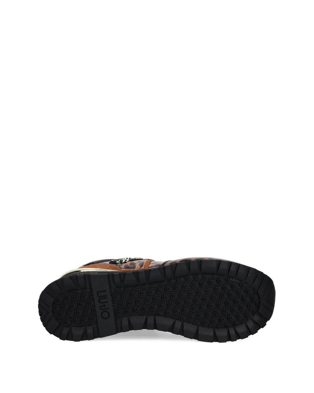 Liu Jo Brown Leopard-Print Sneakers