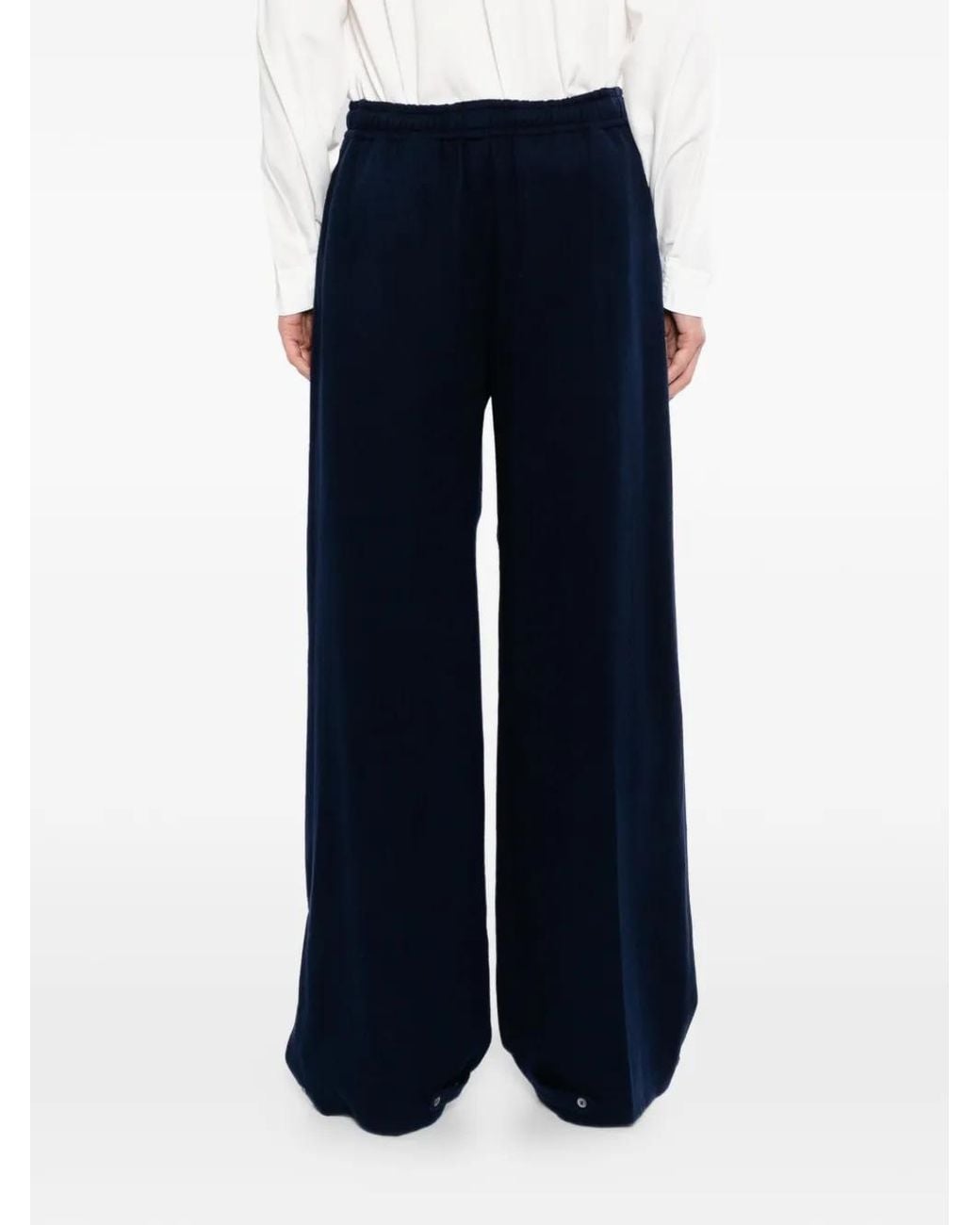 Setchu Blue Cashmere Trousers for men