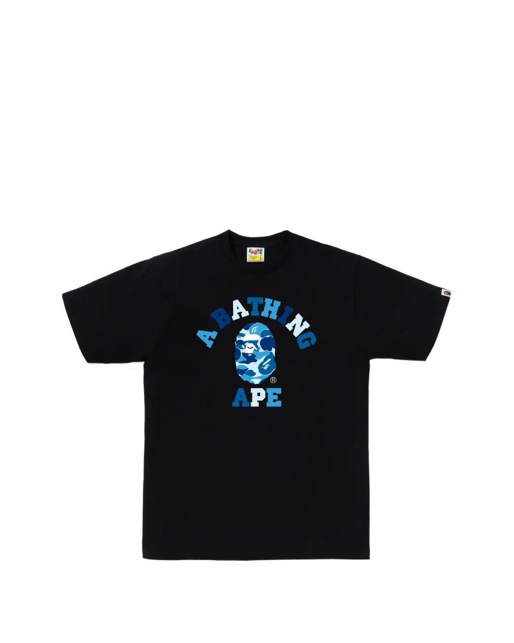 A Bathing Ape Black Ape Head Logo-Print T-Shirt for men