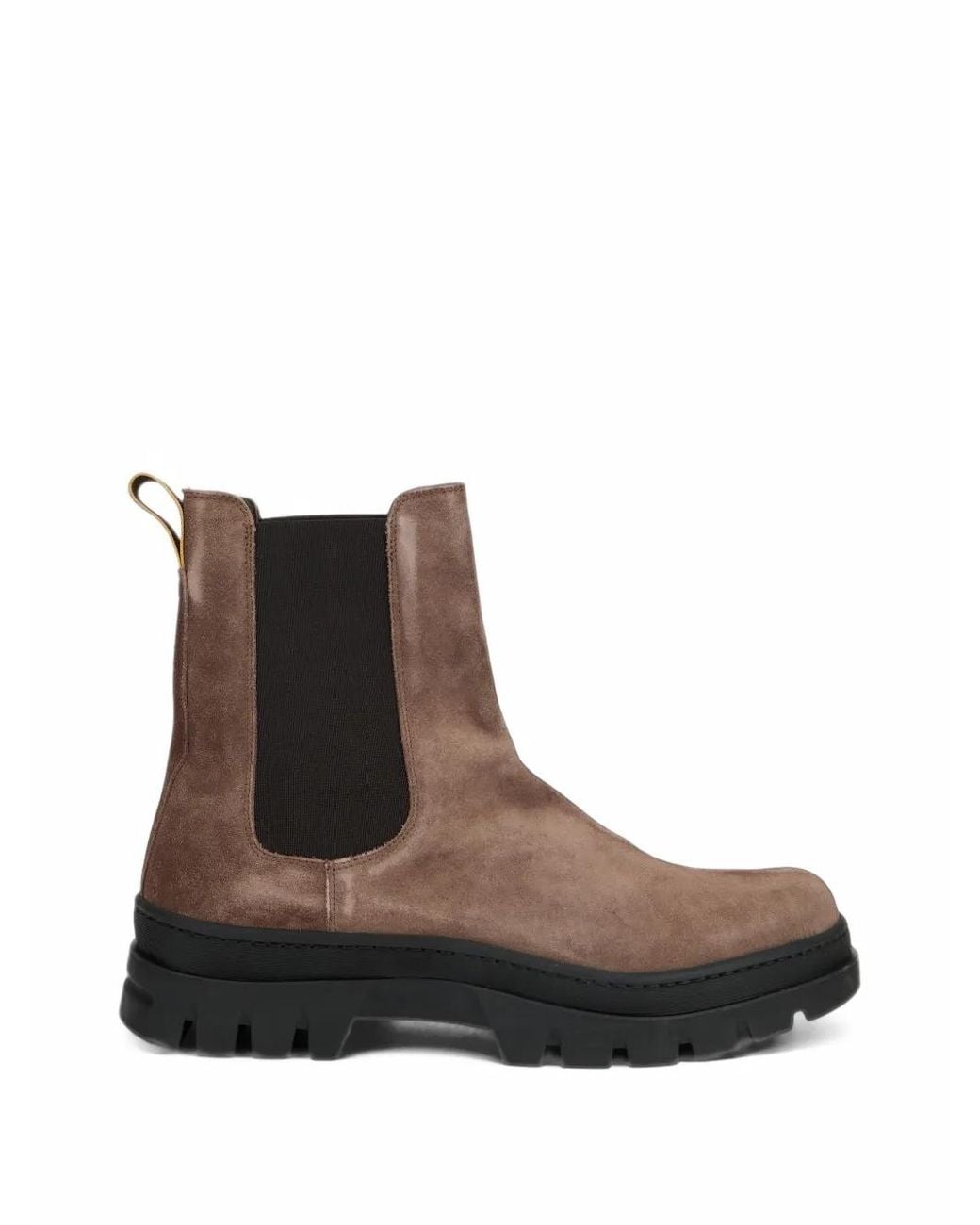 Moorer Brown Morisot-P5 Suede Chelsea Boots