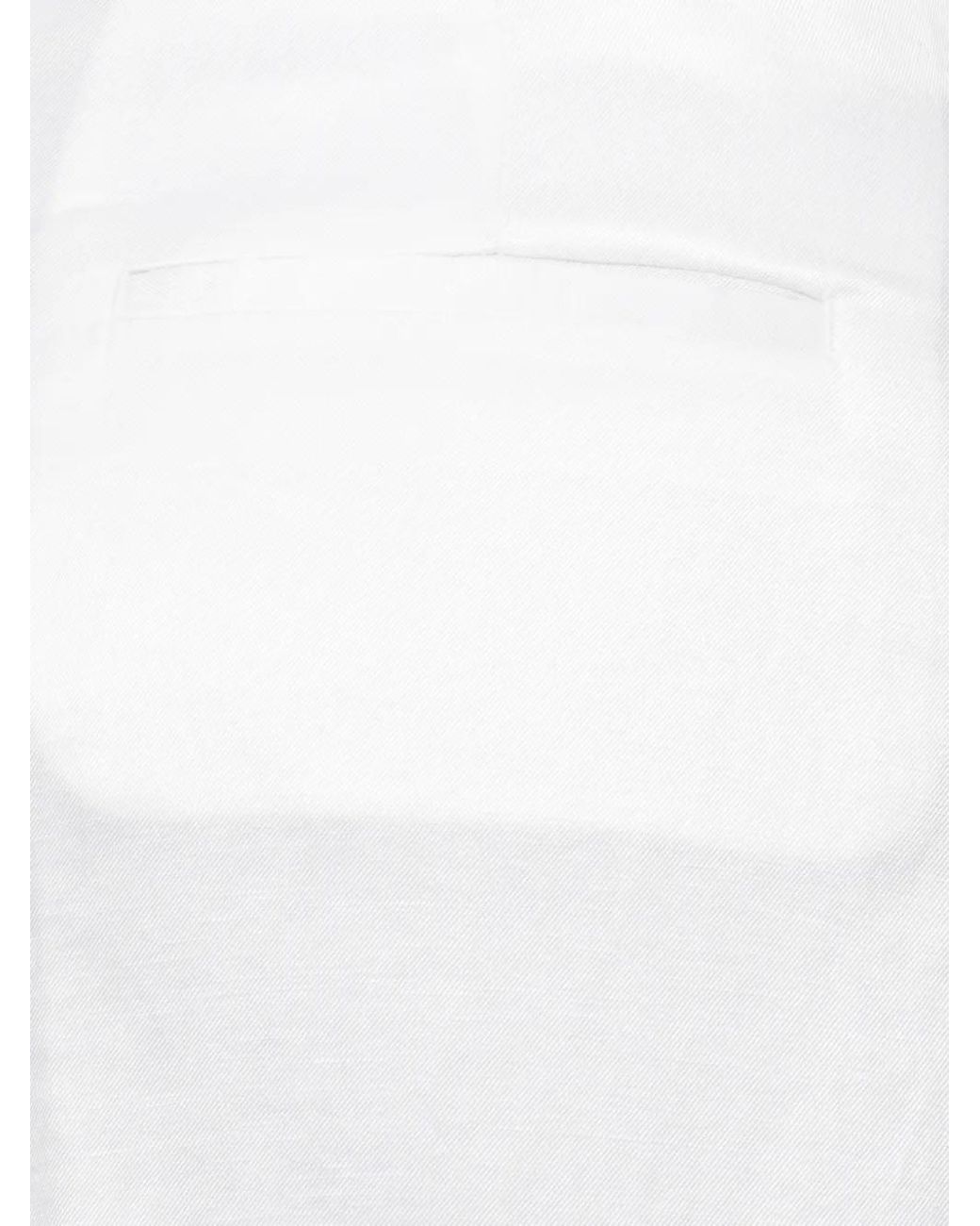 Peserico White Belt-Loops Trousers
