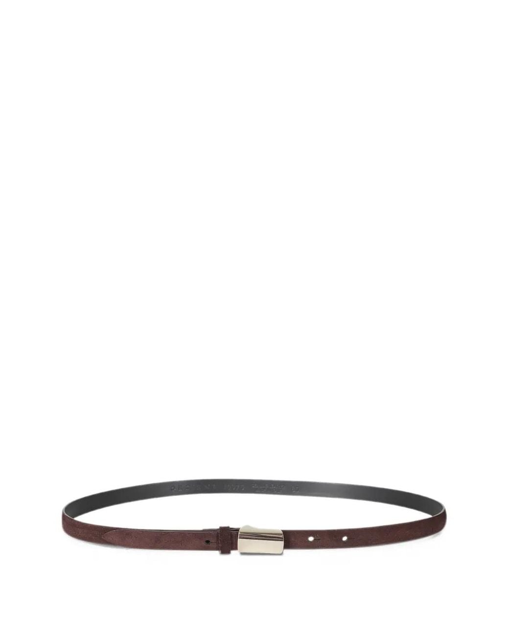 Orciani White Peach Suede Belt