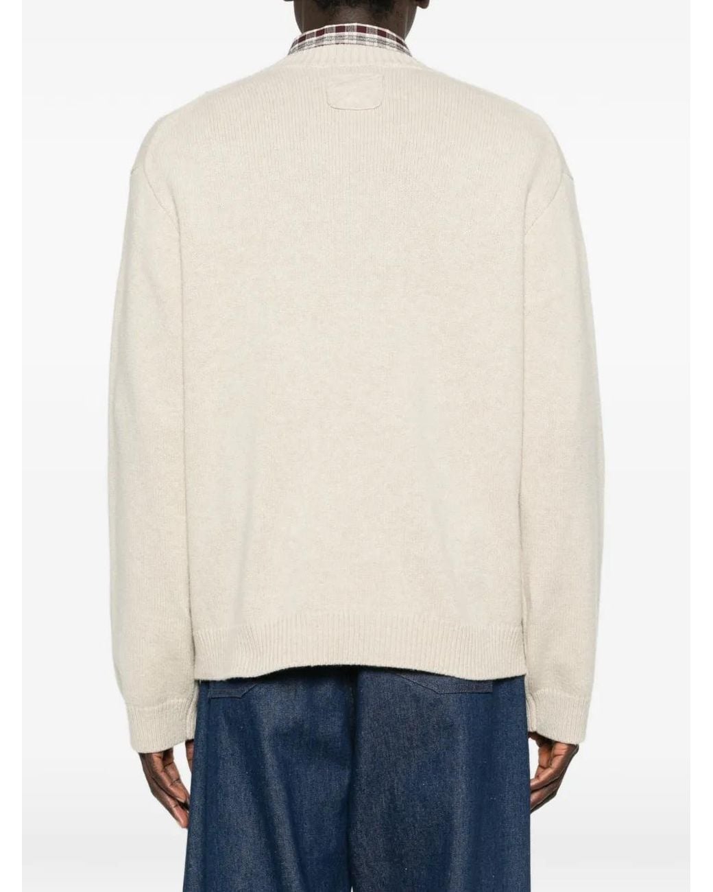 Nanushka Natural Crew-Neck Sweater