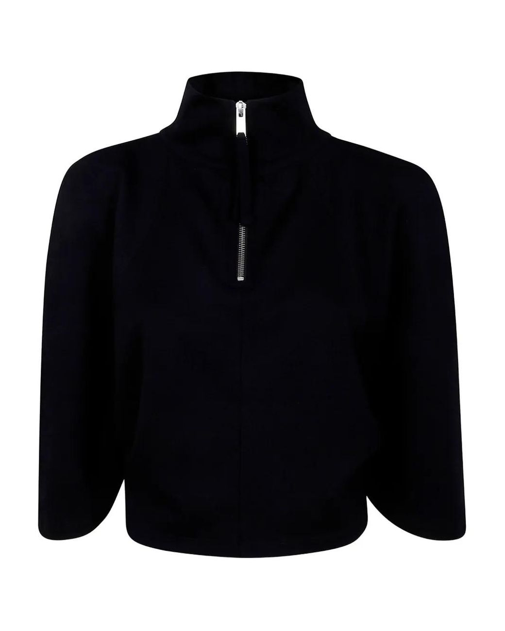 Top Con Cremallera Y Cuello Alto Thom Krom de color Blue