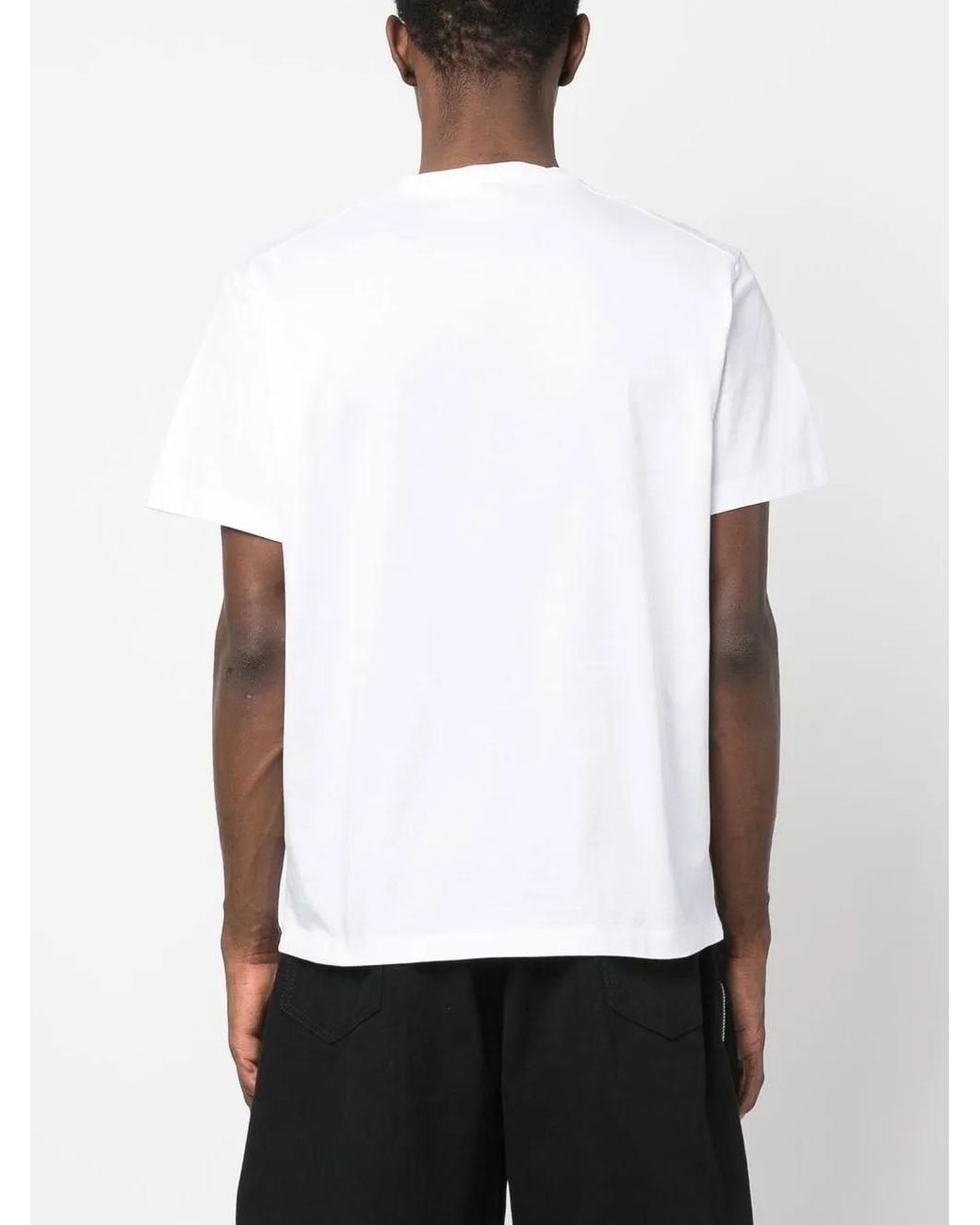 DSquared² White Logo Print Cotton T-Shirt for men