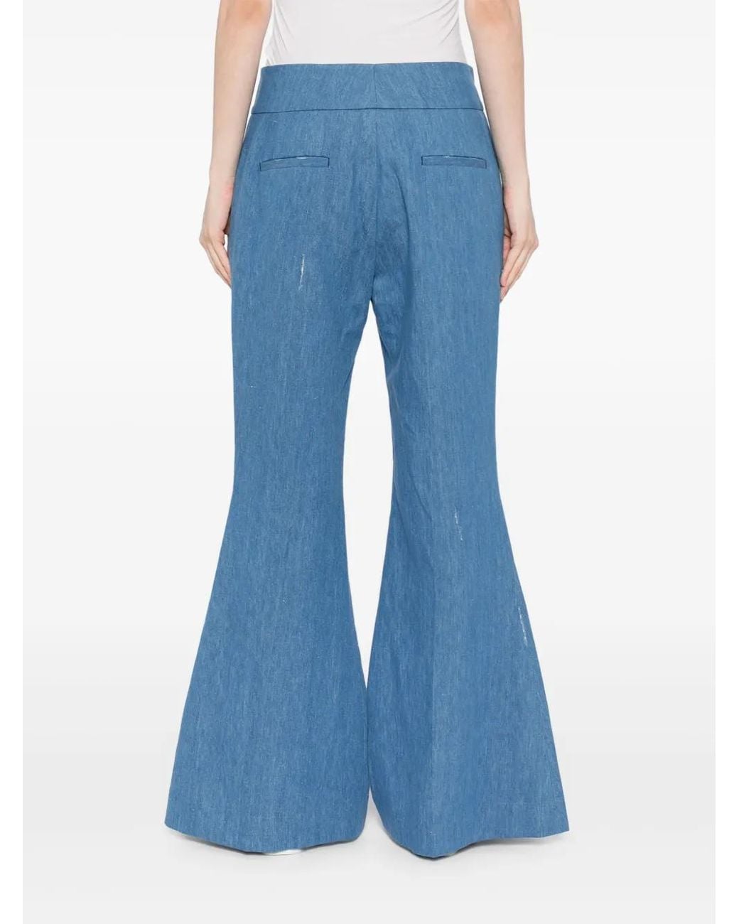 Gabriela Hearst Blue Marsh Flared Jeans