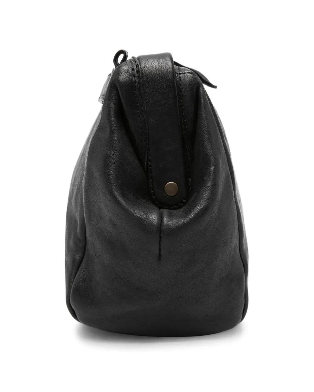 SOMMET Black Luma Leather Shoulder Bag
