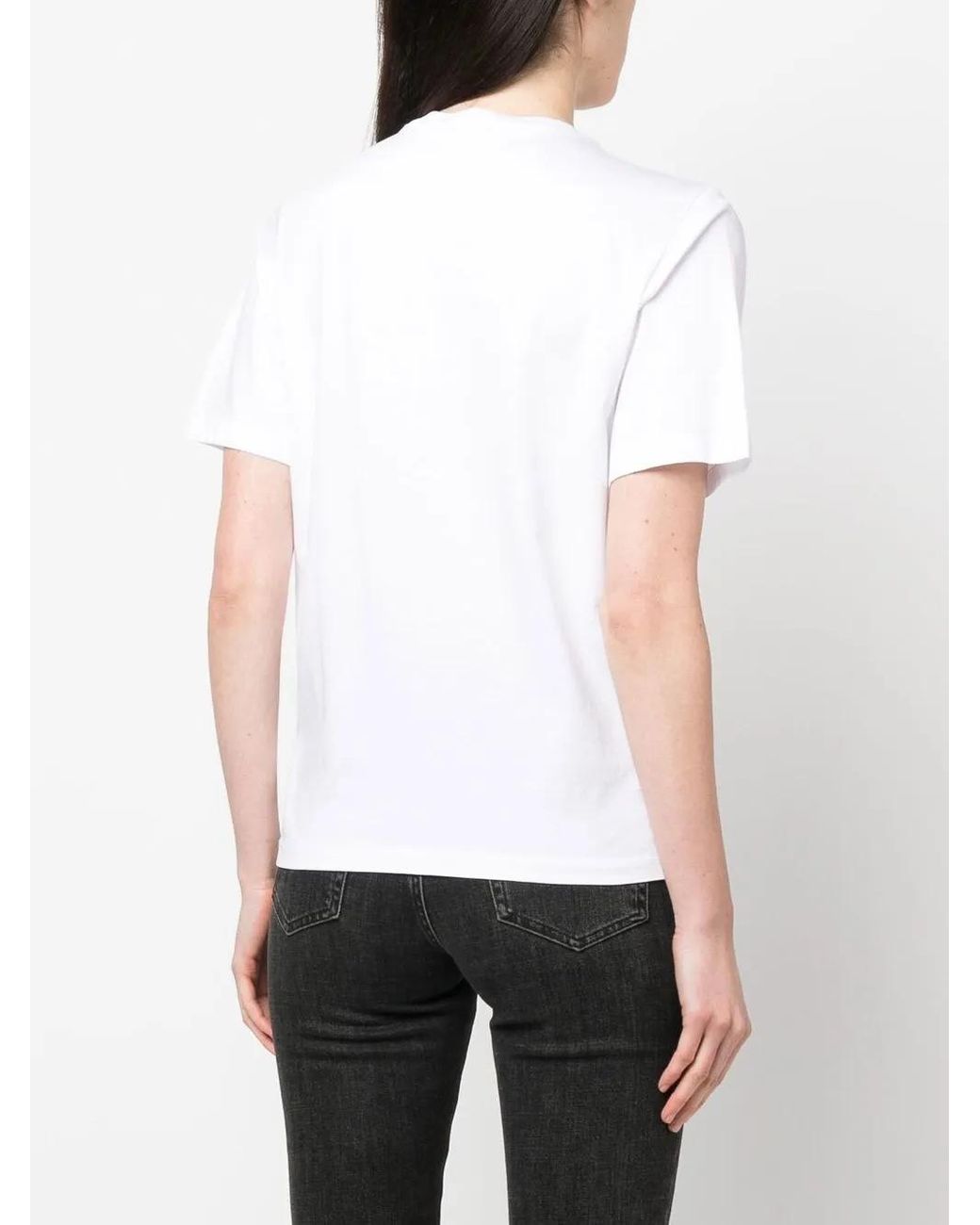 DSquared² White Logo-print T-shirt