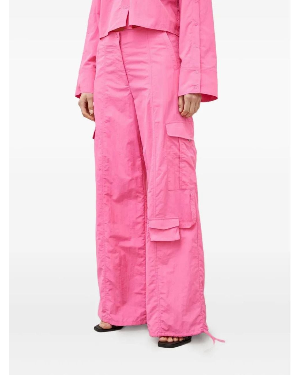Day Birger et Mikkelsen Pink Cargo-Pockets Trousers