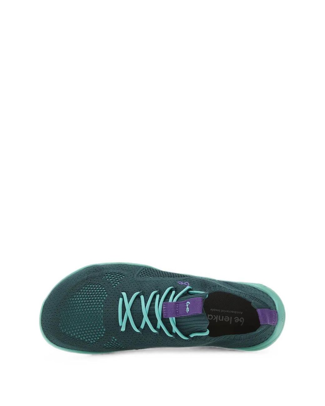Be Lenka Green Knit Lace-Up Sneakers