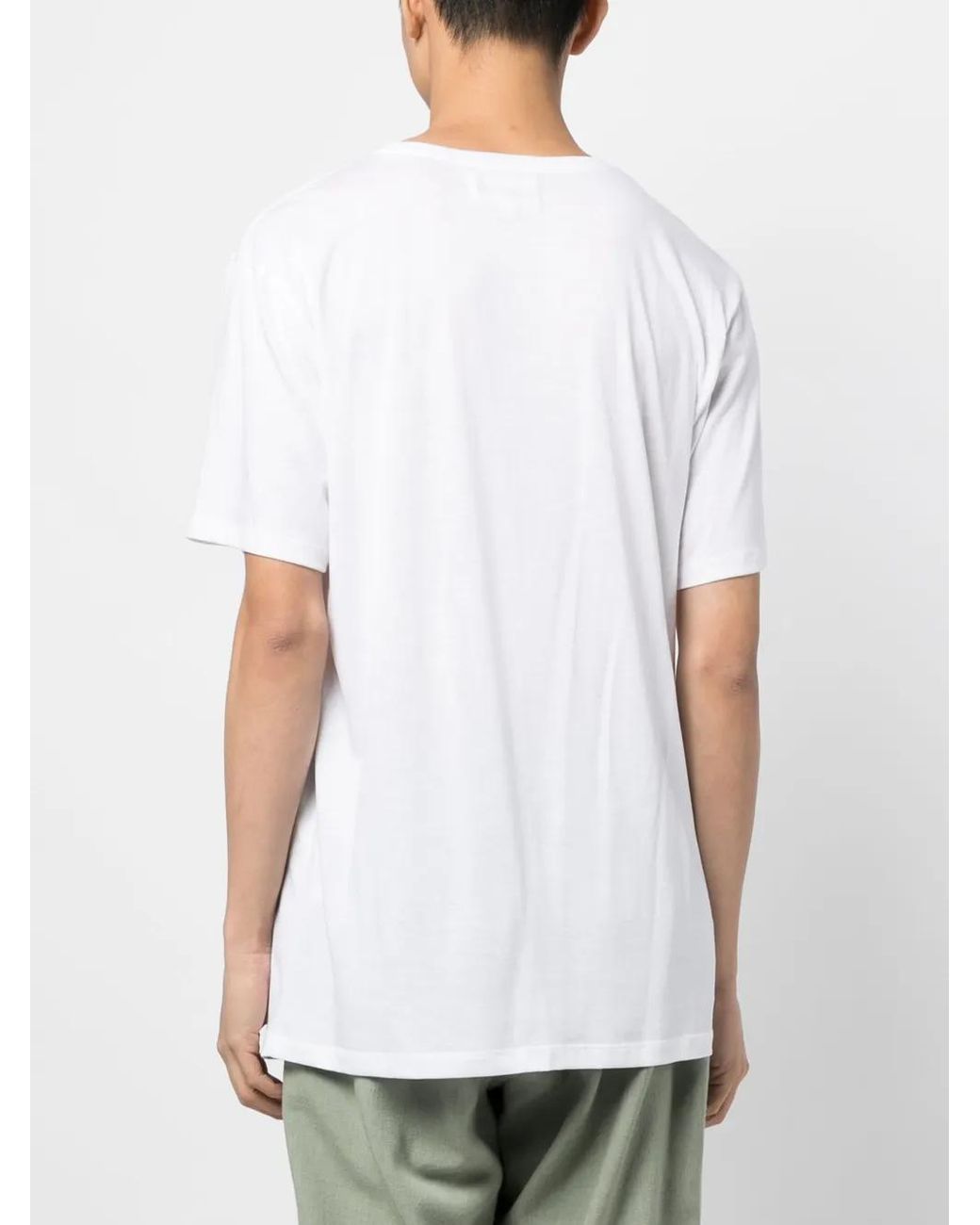 Marane White Short-Sleeve Crew-Neck T-Shirt for men