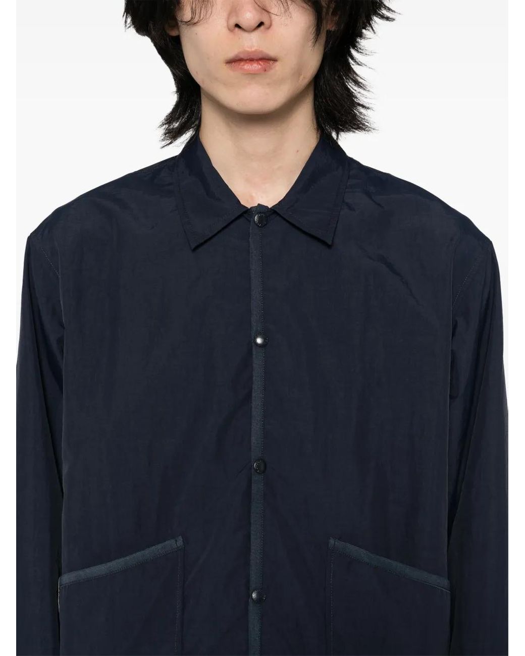 Chocoolate Blue Button-Up Jacket for men