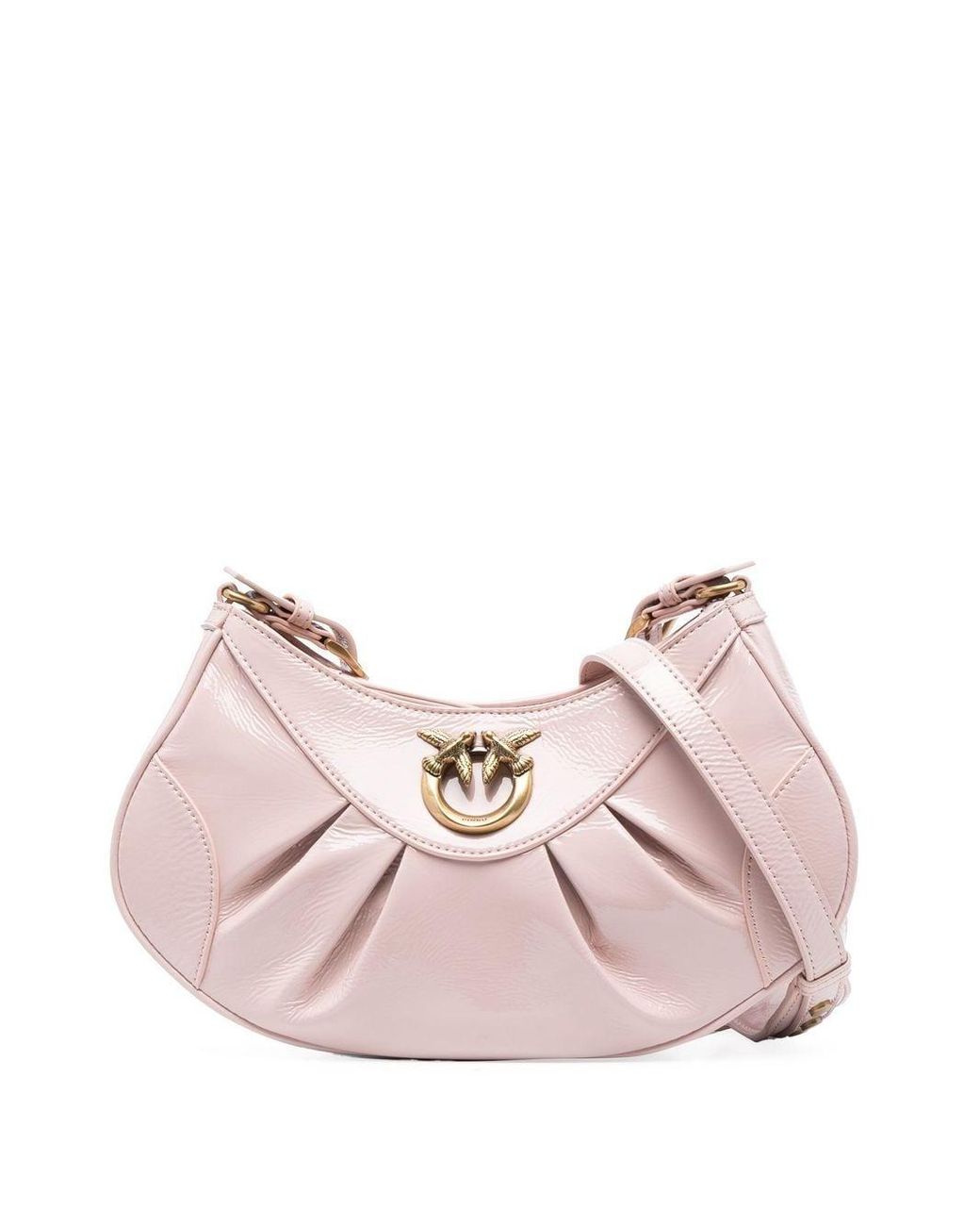 Pinko Logoplaque Crossbody Bag in Pink Lyst