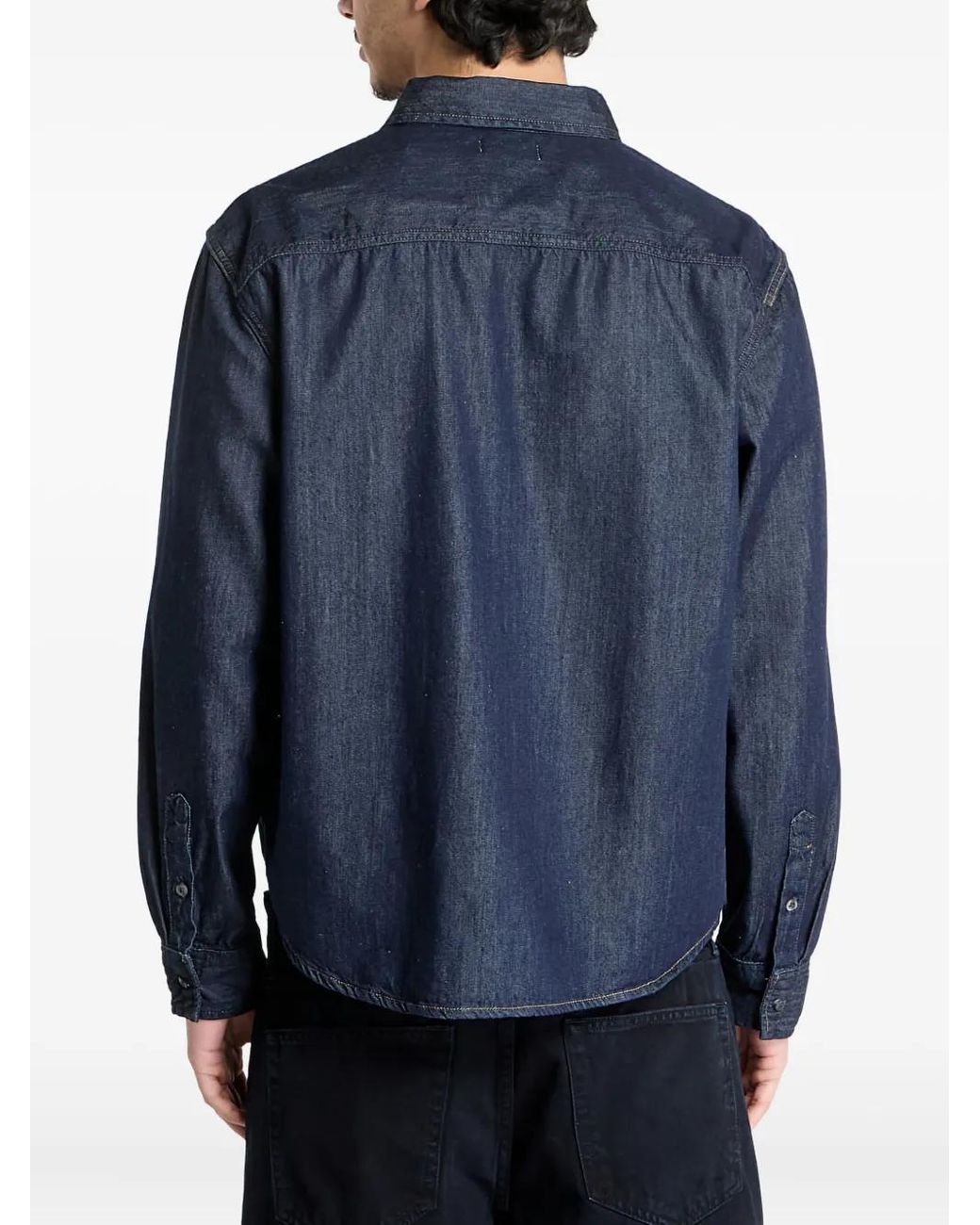 Calvin Klein Blue Denim Shirt for men