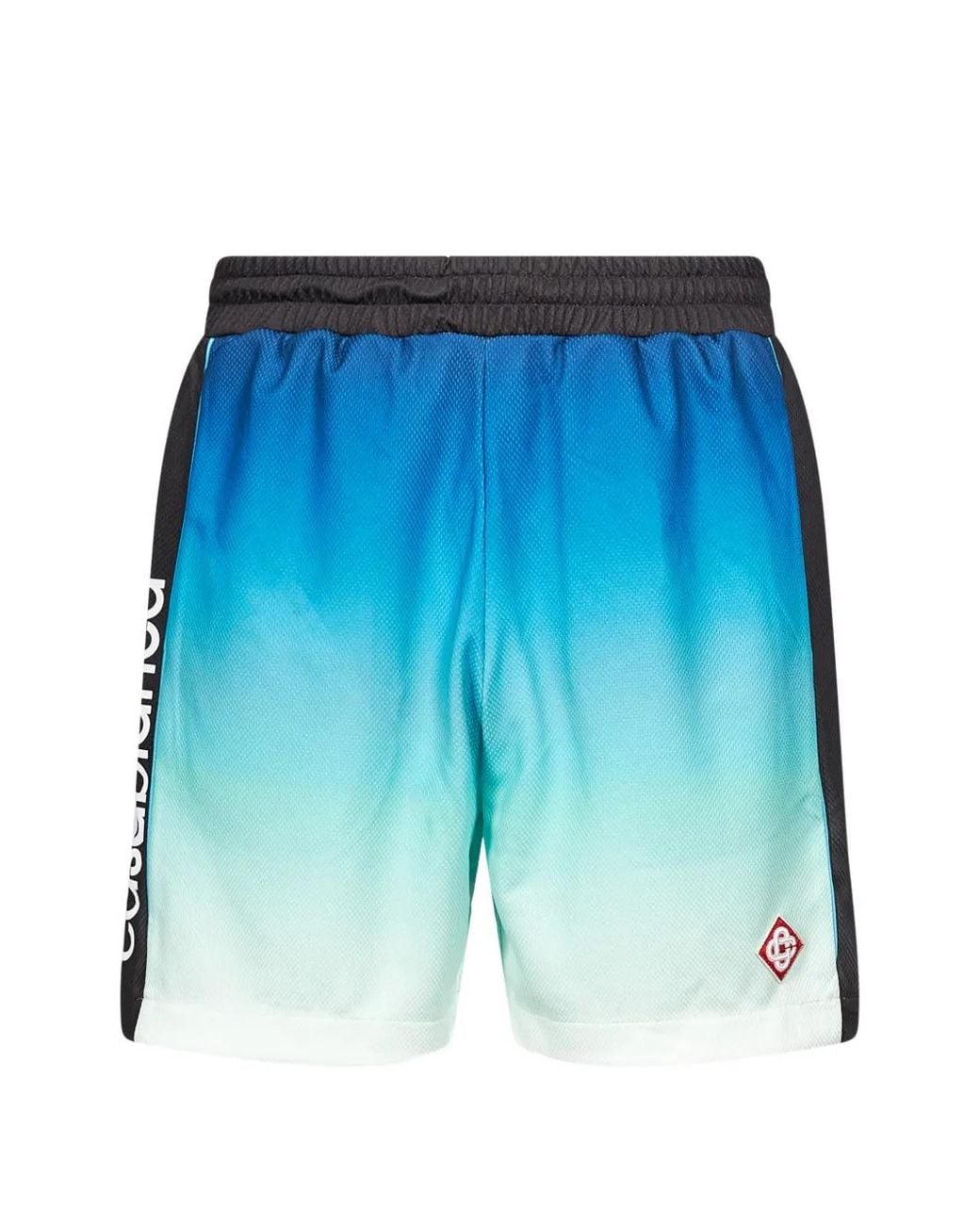 Casablanca Blue Gradient Football Shorts for men