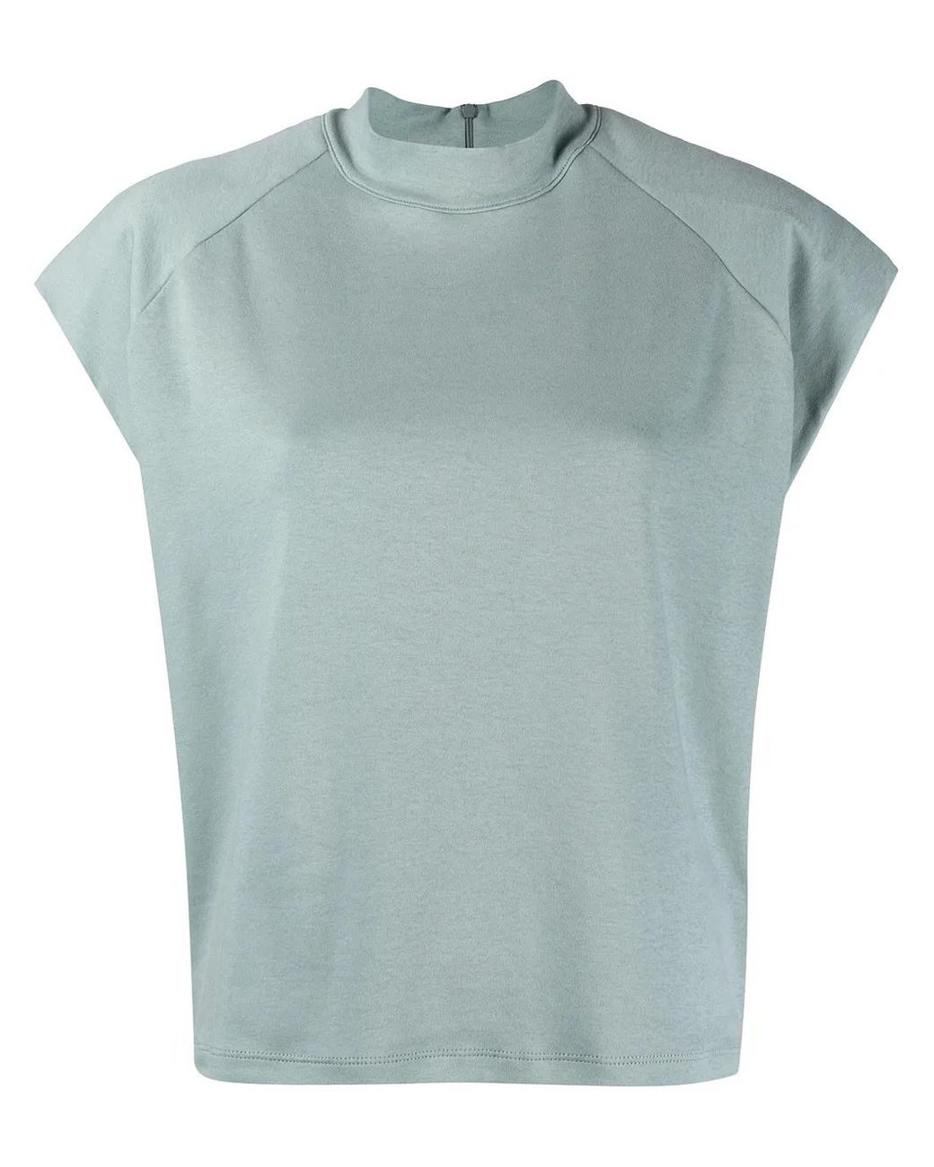 Remain Green Mock Neck T-Shirt