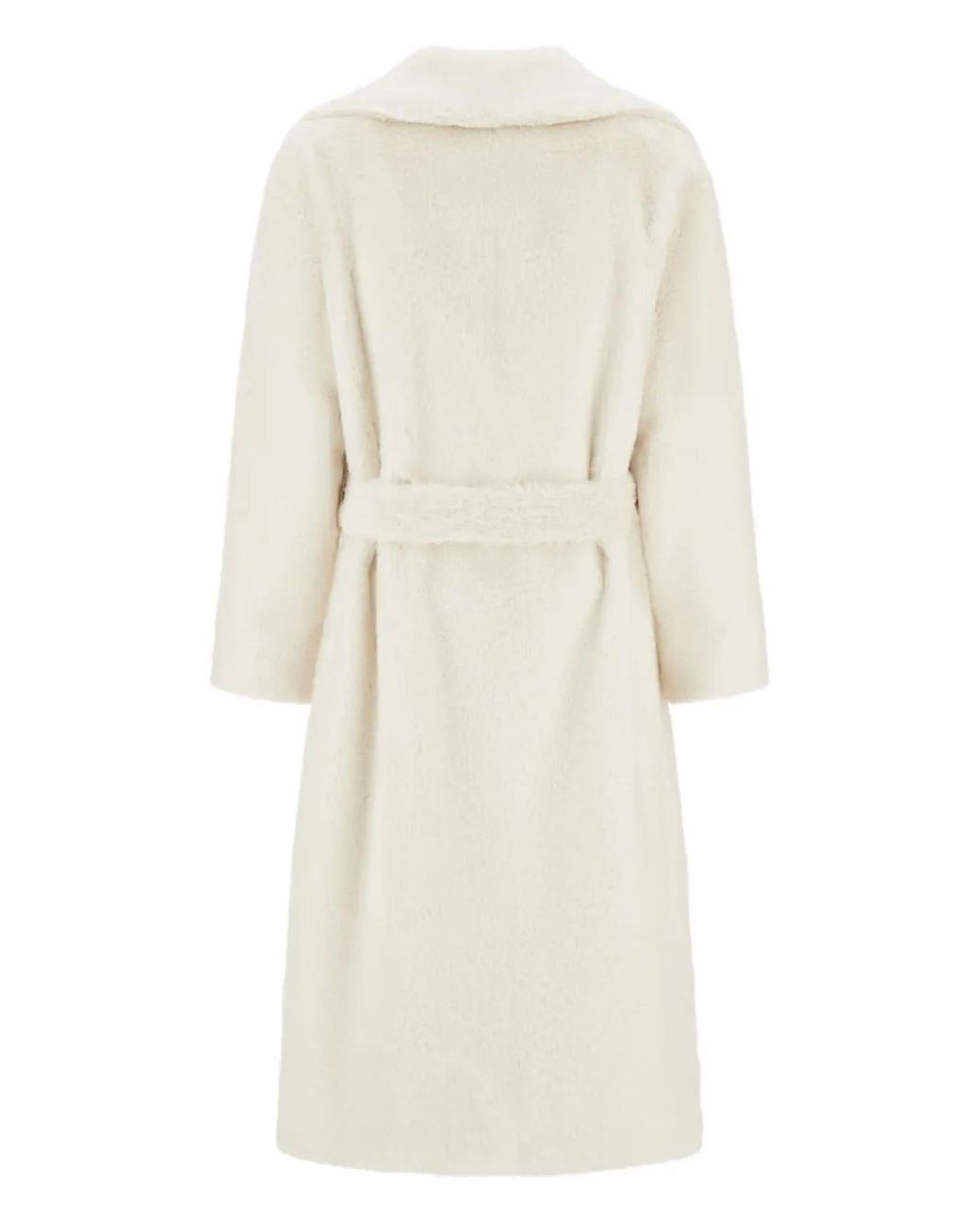 Herno White Shawl Lapel Coat