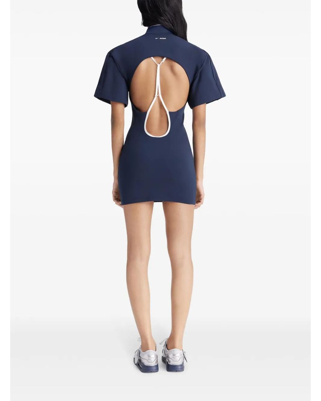 blue nike t shirt dress