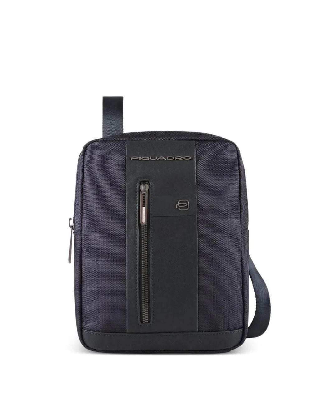 Piquadro Blue Leather Cross Body Bag for men
