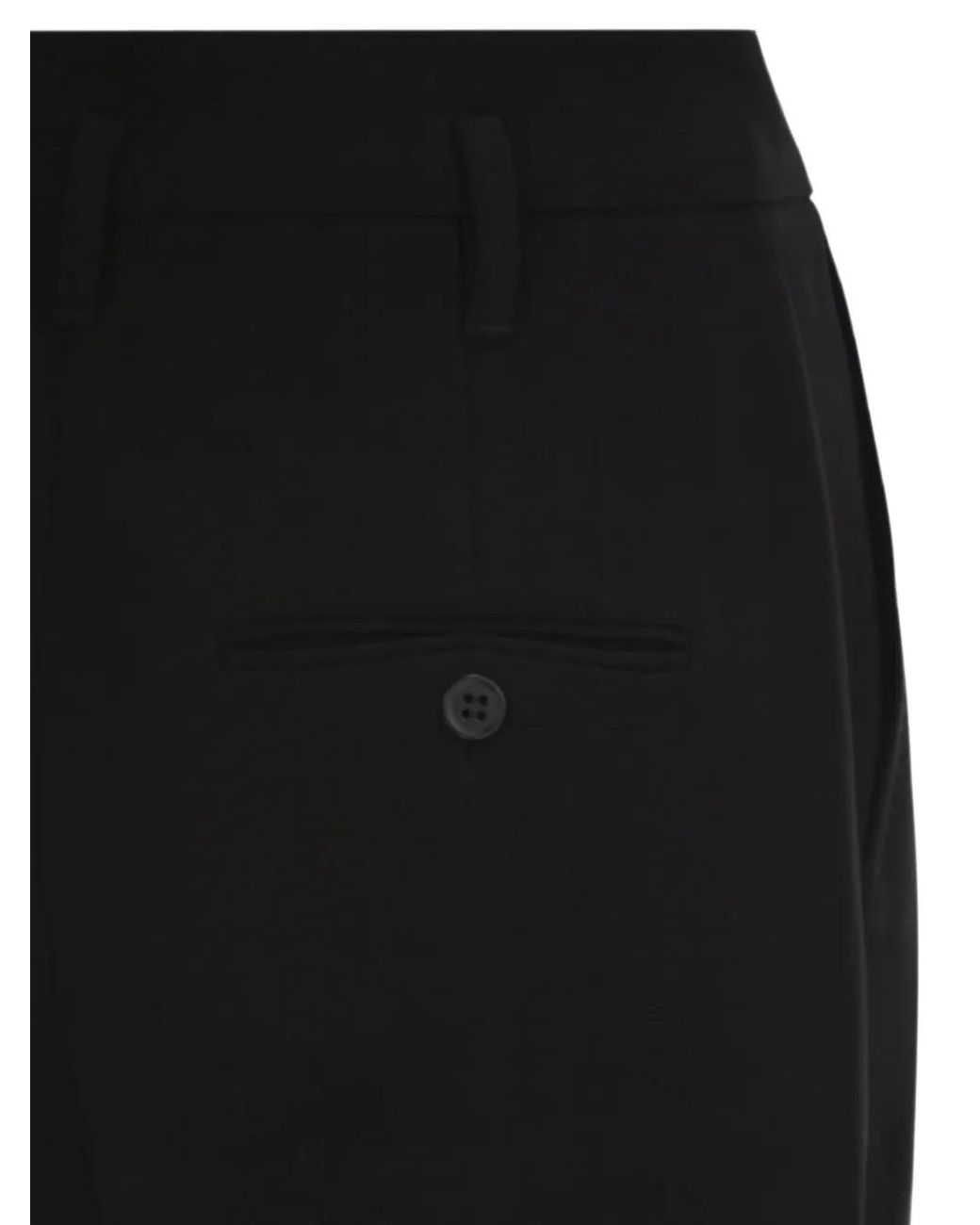 Max Mara Black Alabama Flared Trousers