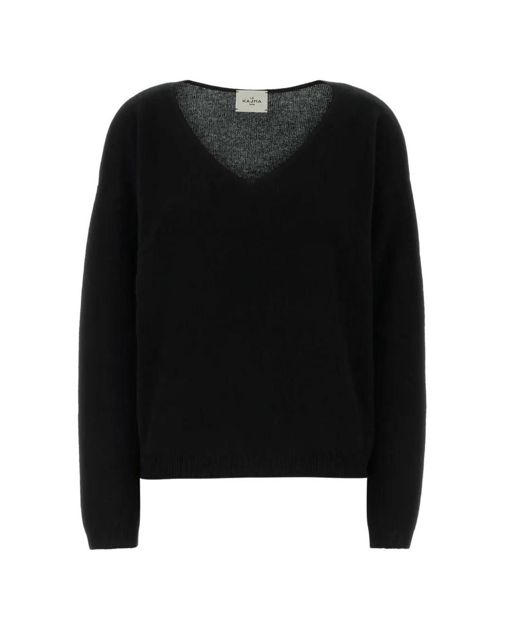LeKasha Black Tiber V-Neck Sweater