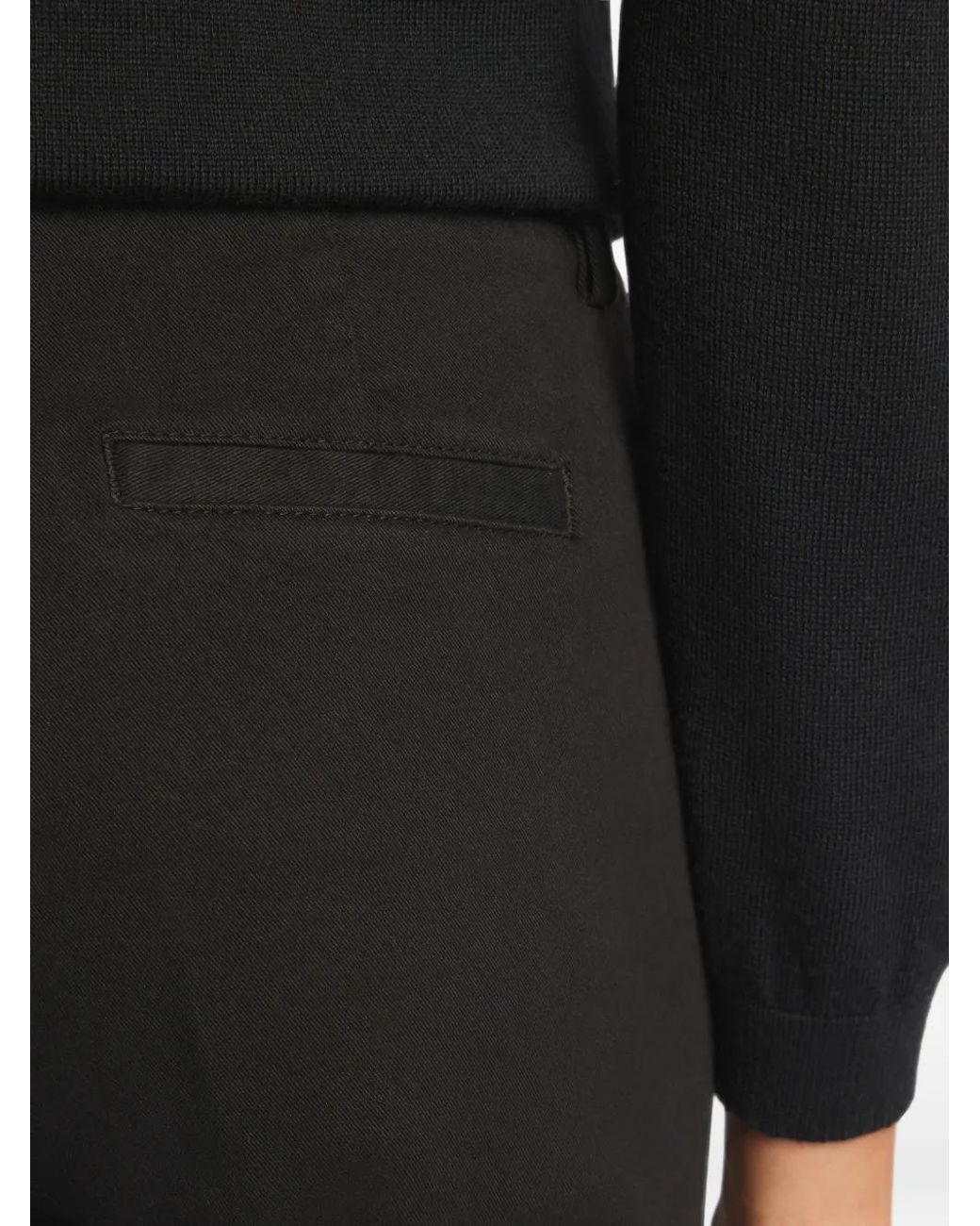 Chino Con Risvolto di Fay in Black