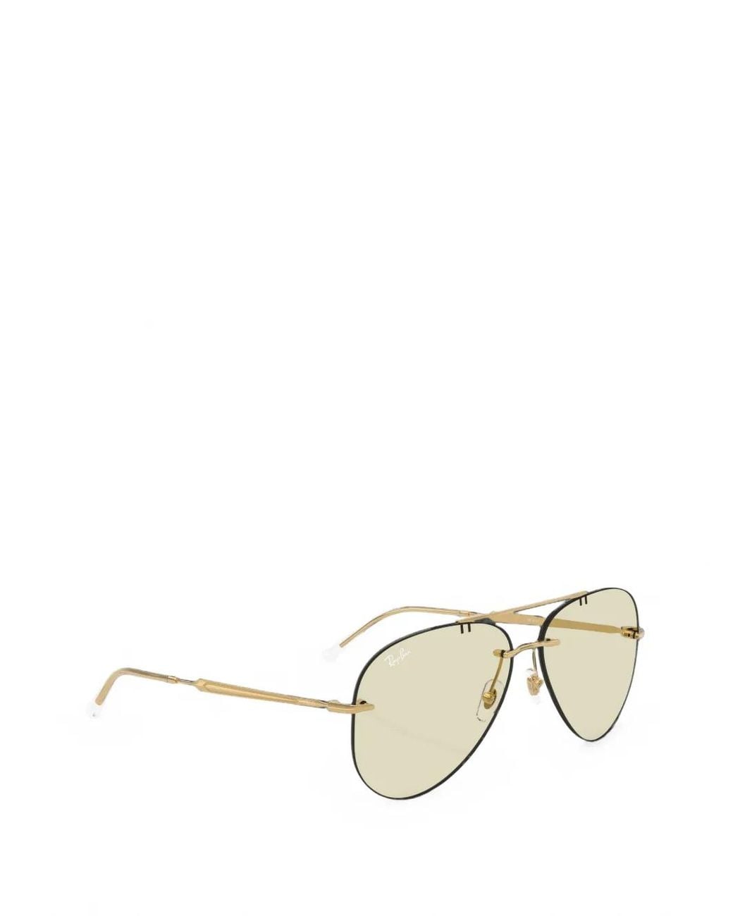 Ray-Ban Natural Color Touch Transitions-Lenses Pilot-Frame Sunglasses