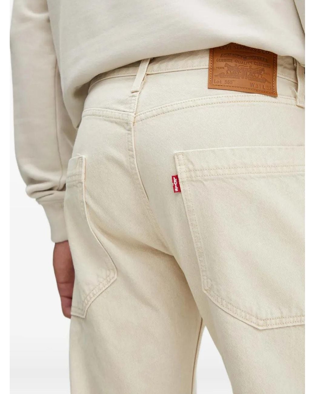 Levi's 555 Jeans Mit Aufgesetzter Tasche in Natural für Herren
