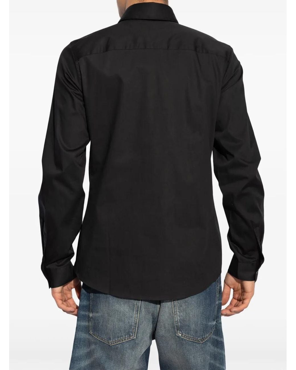 DIESEL Black S-Fitty-A Long-Sleeve Shirt for men
