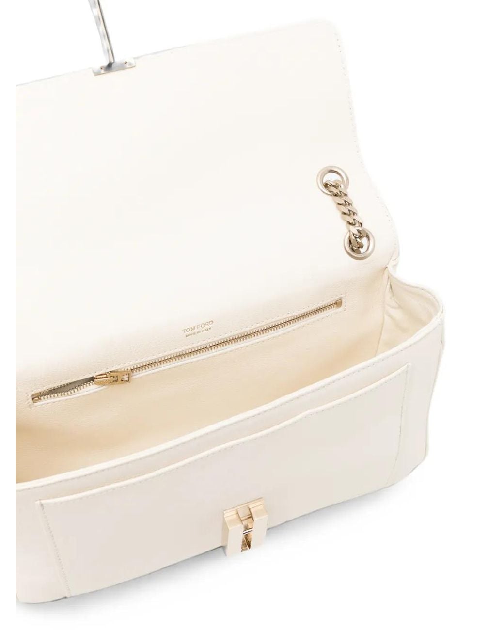 Tom Ford Natural Mia Chain Shoulder Bag