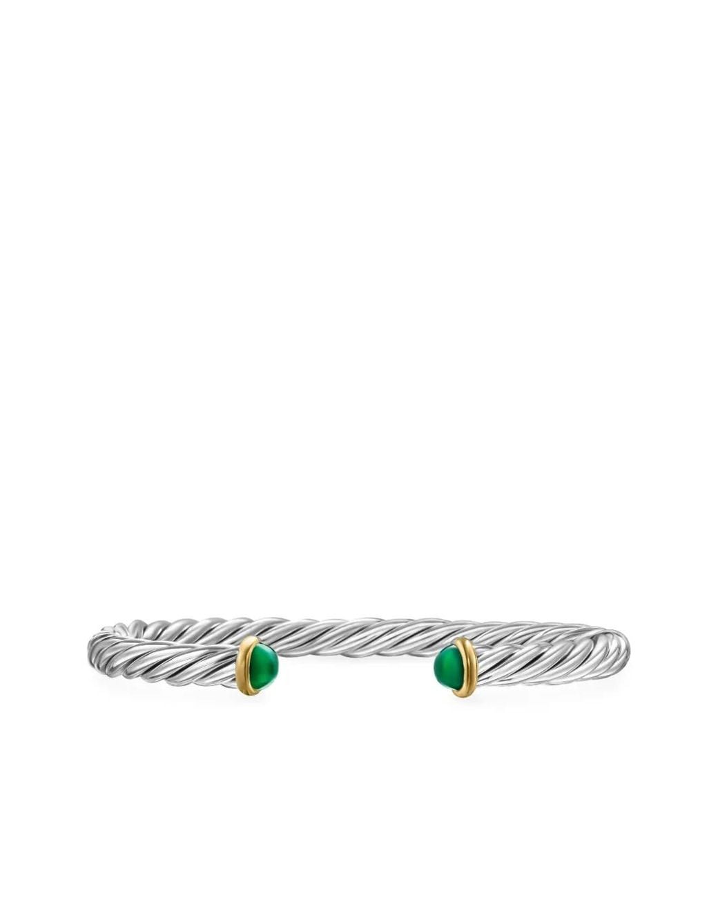 David Yurman Metallic 14Kt And Sterling Cable Cuff Bracelet (6Mm) for men
