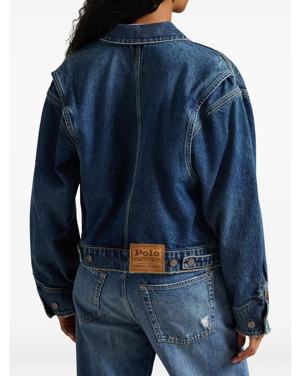Polo Ralph Lauren Blue Button-Fastening Denim Jacket